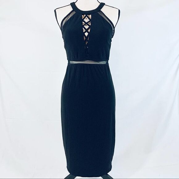 NIGHT Way Deep Plunge Formal Dress - Picture 1 of 8